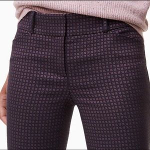 LOFT skinny shimmer ankle pants Julie skinny fit 6